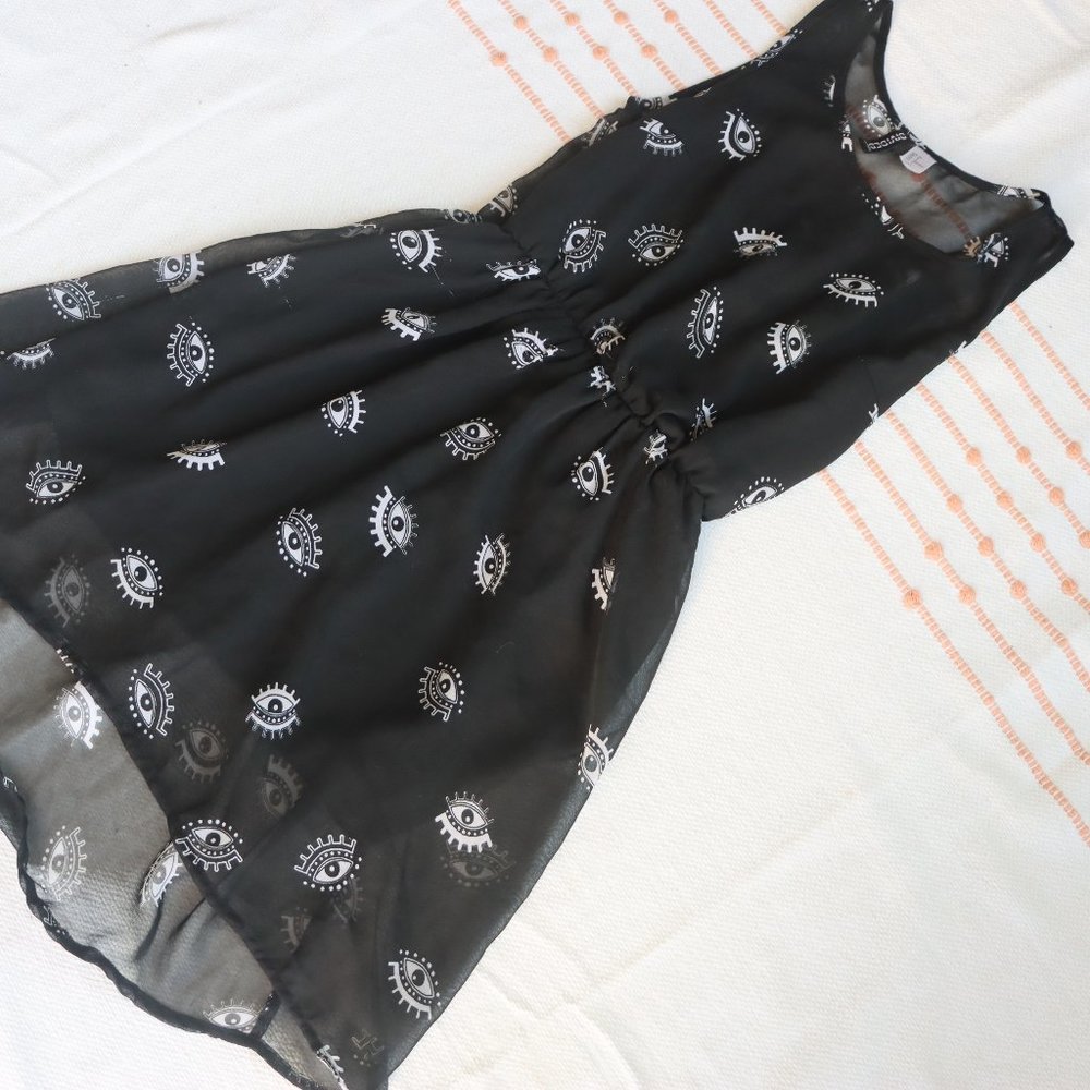 sheer all seeing eye dress / spooky season